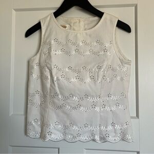 ✨NWT✨ Talbots Petites Floral Embroidered Top | Size 4